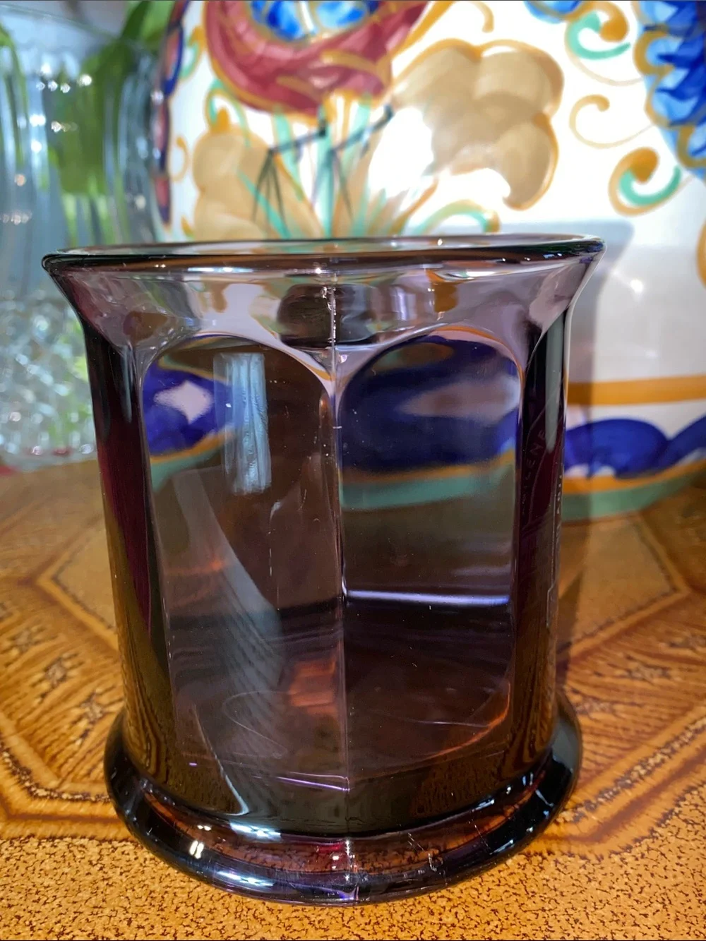 ACU Centennial Etched Glass Mug - Purple
